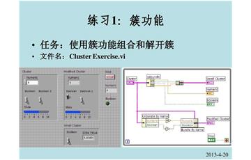 Labview中簇的概念